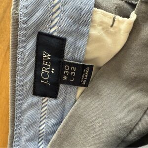 J. Crew Blue and Gray Trousers
